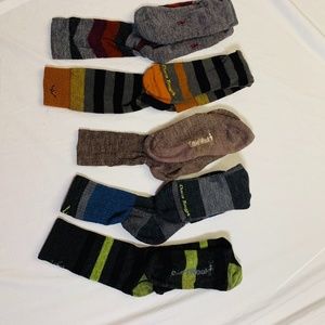 Bundled 5 pairs premium Mens Wool Socks